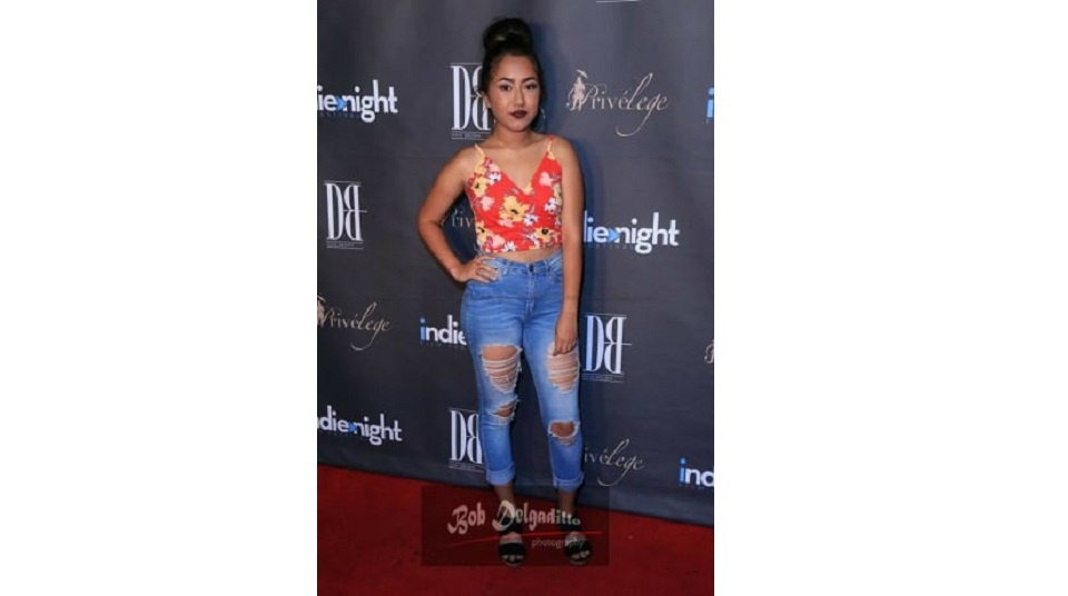 Actress Trinity Marquez Looking Trendy at The American Dream Movie Premiere_www.usmag.club